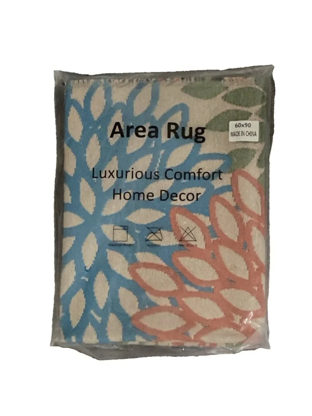 Aloha Multicolor 2Ft. X 3 Ft. Floral Modern Indoor Entryway Rug Free
